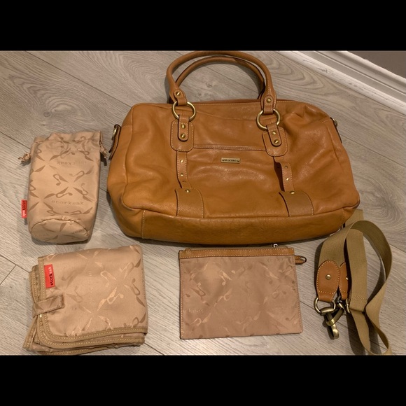 Stroksak diaper bag in a beautiful camel tan colour. - Picture 6 of 14